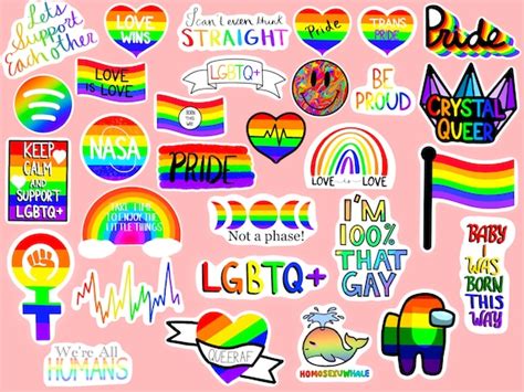 cute pride stickers|free pride stickers by mail.